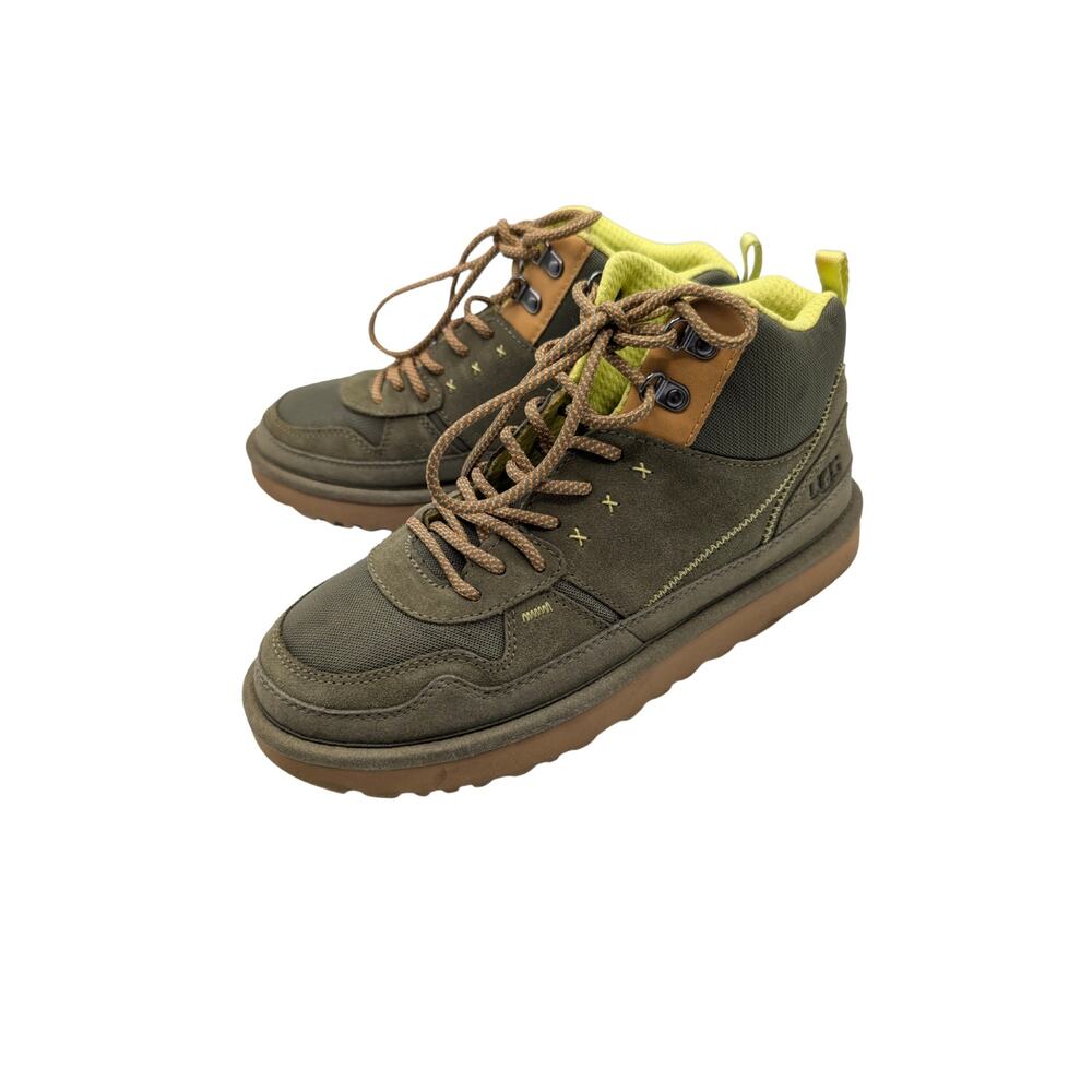 Ugg Olive Green Suede Hi Highland Heritage Sneaker Size 10